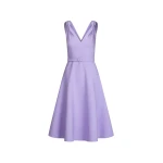Oscar de la Renta Twist-Detailed Wool Dress - Oscar de la Renta Dresses - American Couture - Shop at Luxury Shoes 