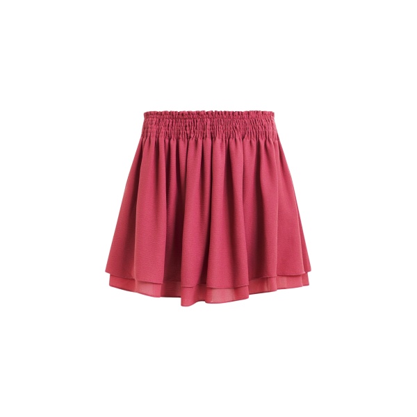Essentiel Antwerp Vintage pink ruffled layered mini skirt - Essentiel Antwerp Skirts - Colorful Belgian Design - Shop at Luxury Shoes 