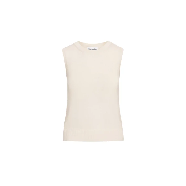 Oscar de la Renta Virgin Wool Tank - Oscar de la Renta Tops - American Couture - Shop at Luxury Shoes 
