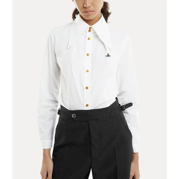 Vivienne Westwood W Violin Shirt - Vivienne Westwood Tops - Punk Luxury - Shop at Luxury Shoes 