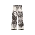 The Attico White And Black Long Pant - The Attico Pants - Designed by Gilda Ambrosio & Giorgia Tordini - Shop at Luxury Shoes 