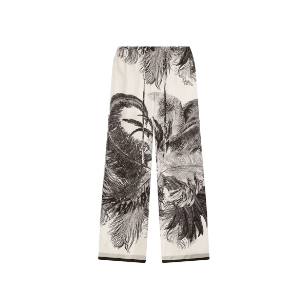 The Attico White And Black Long Pant - The Attico Pants - Designed by Gilda Ambrosio & Giorgia Tordini - Shop at Luxury Shoes 