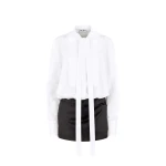 The Attico White And Black Mini Dress - The Attico Dresses - Designed by Gilda Ambrosio & Giorgia Tordini - Shop at Luxury Shoes 