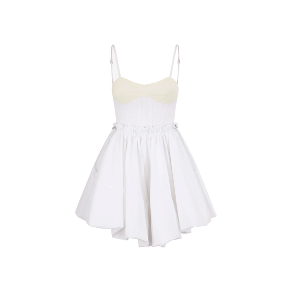 The Attico White Mini Dress - The Attico Dresses - Designed by Gilda Ambrosio & Giorgia Tordini - Shop at Luxury Shoes 