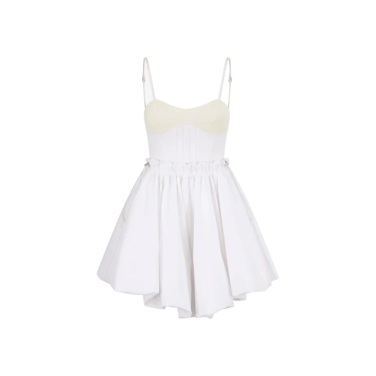 The Attico White Mini Dress - The Attico Dresses - Designed by Gilda Ambrosio & Giorgia Tordini - Shop at Luxury Shoes 