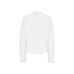The Attico White Shirt - The Attico Tops - Designed by Gilda Ambrosio & Giorgia Tordini - Shop at Luxury Shoes 