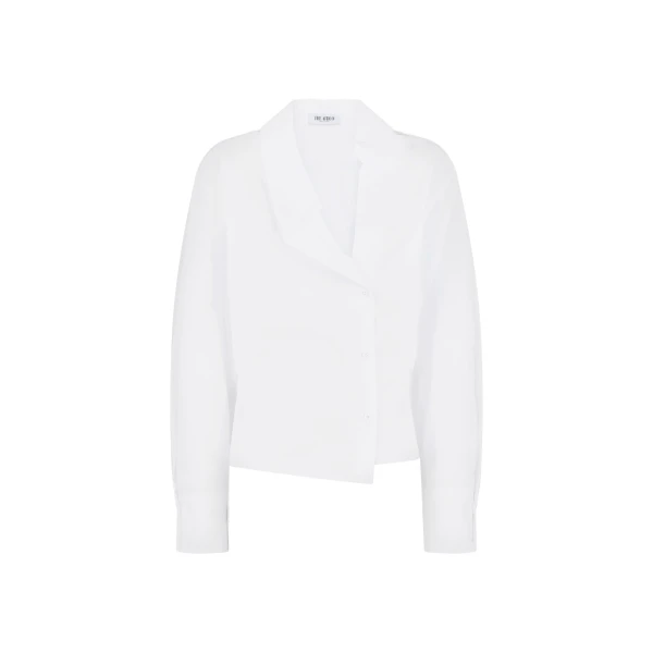 The Attico White Shirt - The Attico Tops - Designed by Gilda Ambrosio & Giorgia Tordini - Shop at Luxury Shoes 