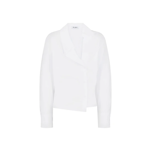 The Attico White Shirt - The Attico Tops - Designed by Gilda Ambrosio & Giorgia Tordini - Shop at Luxury Shoes 
