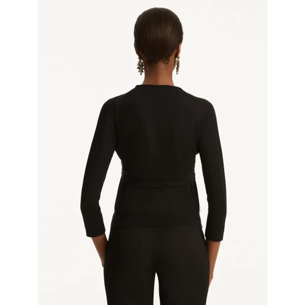 Oscar de la Renta Wool-Blend Bolero - Oscar de la Renta Jackets - American Couture - Shop at Luxury Shoes 