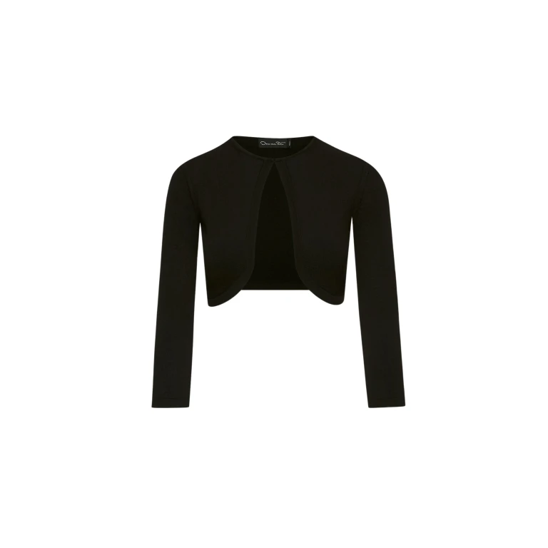Oscar de la Renta Wool-Blend Bolero - Oscar de la Renta Jackets - American Couture - Shop at Luxury Shoes 