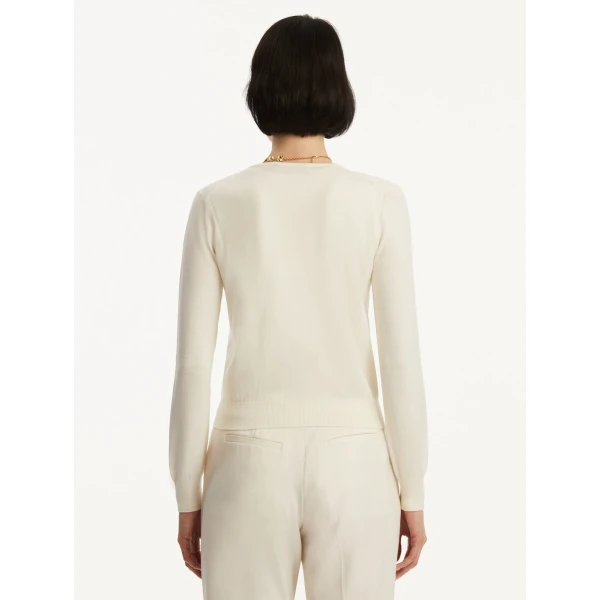Oscar de la Renta Wool-Blend Cardigan - Oscar de la Renta Knitwear - American Couture - Shop at Luxury Shoes 