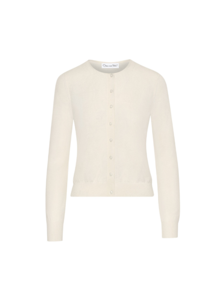 Oscar de la Renta Wool-Blend Cardigan - Oscar de la Renta Knitwear - American Couture - Shop at Luxury Shoes 