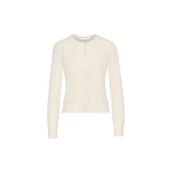 Oscar de la Renta Wool-Blend Cardigan - Oscar de la Renta Knitwear - American Couture - Shop at Luxury Shoes 