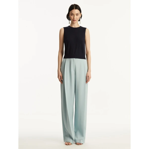 Oscar de la Renta Wool-Blend Tank - Oscar de la Renta Tops - American Couture - Shop at Luxury Shoes 