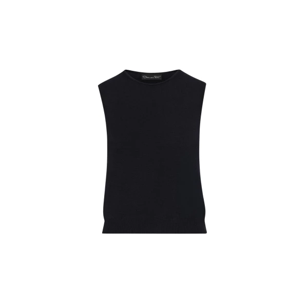 Oscar de la Renta Wool-Blend Tank - Oscar de la Renta Tops - American Couture - Shop at Luxury Shoes 
