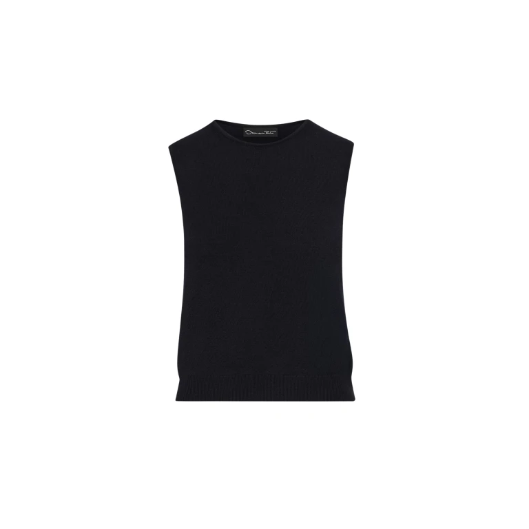 Oscar de la Renta Wool-Blend Tank - Oscar de la Renta Tops - American Couture - Shop at Luxury Shoes 