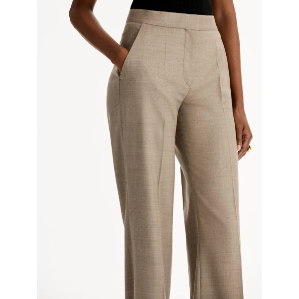 Oscar de la Renta Wool-Blend Wide-Leg Pant - Oscar de la Renta Pants - American Couture - Shop at Luxury Shoes 