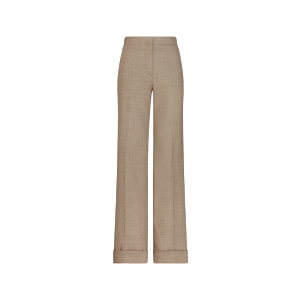 Oscar de la Renta Wool-Blend Wide-Leg Pant - Oscar de la Renta Pants - American Couture - Shop at Luxury Shoes 
