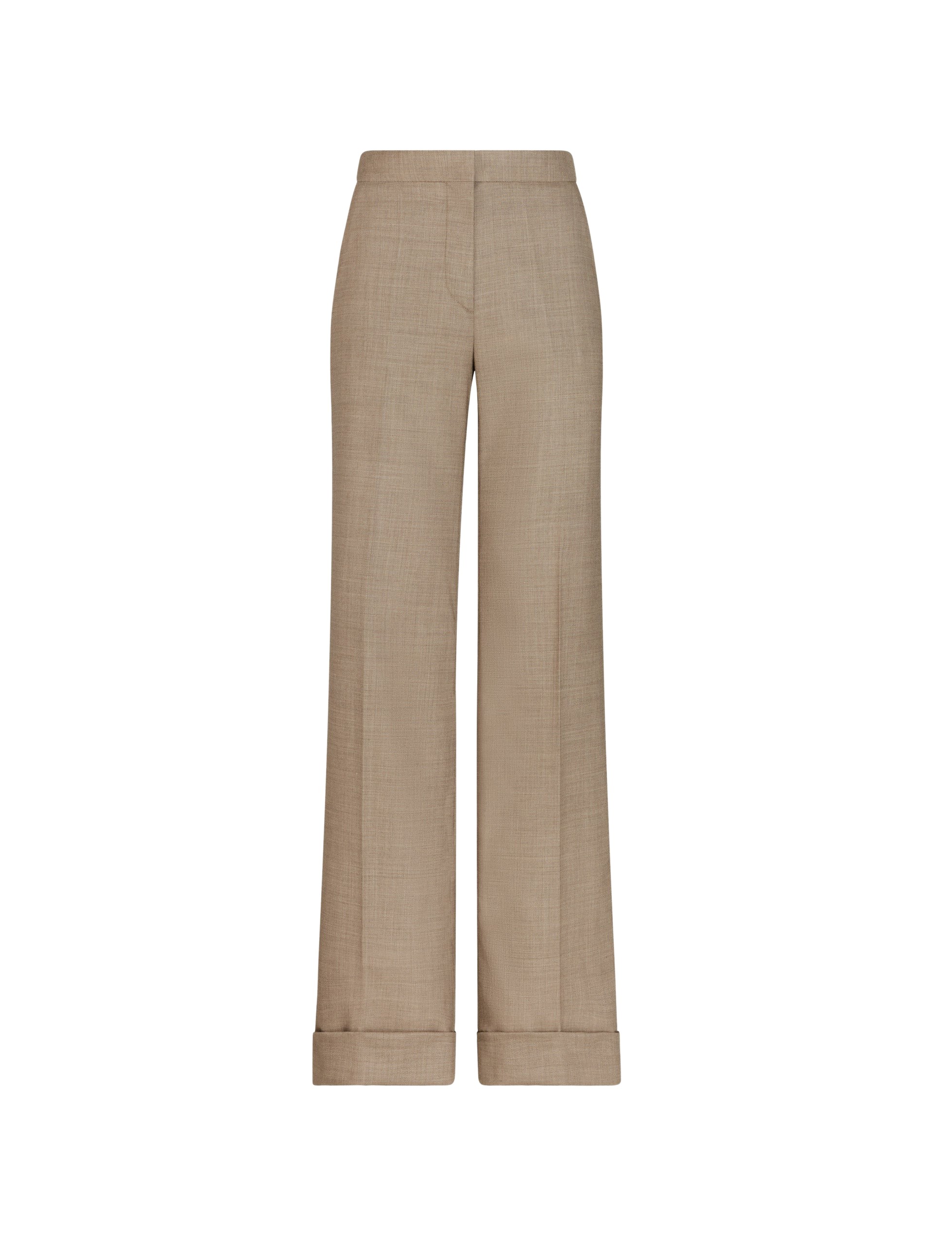 Oscar de la Renta Wool-Blend Wide-Leg Pant