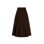 Oscar de la Renta Wool Tweed Pleated Skirt - Oscar de la Renta Skirts - American Couture - Shop at Luxury Shoes 