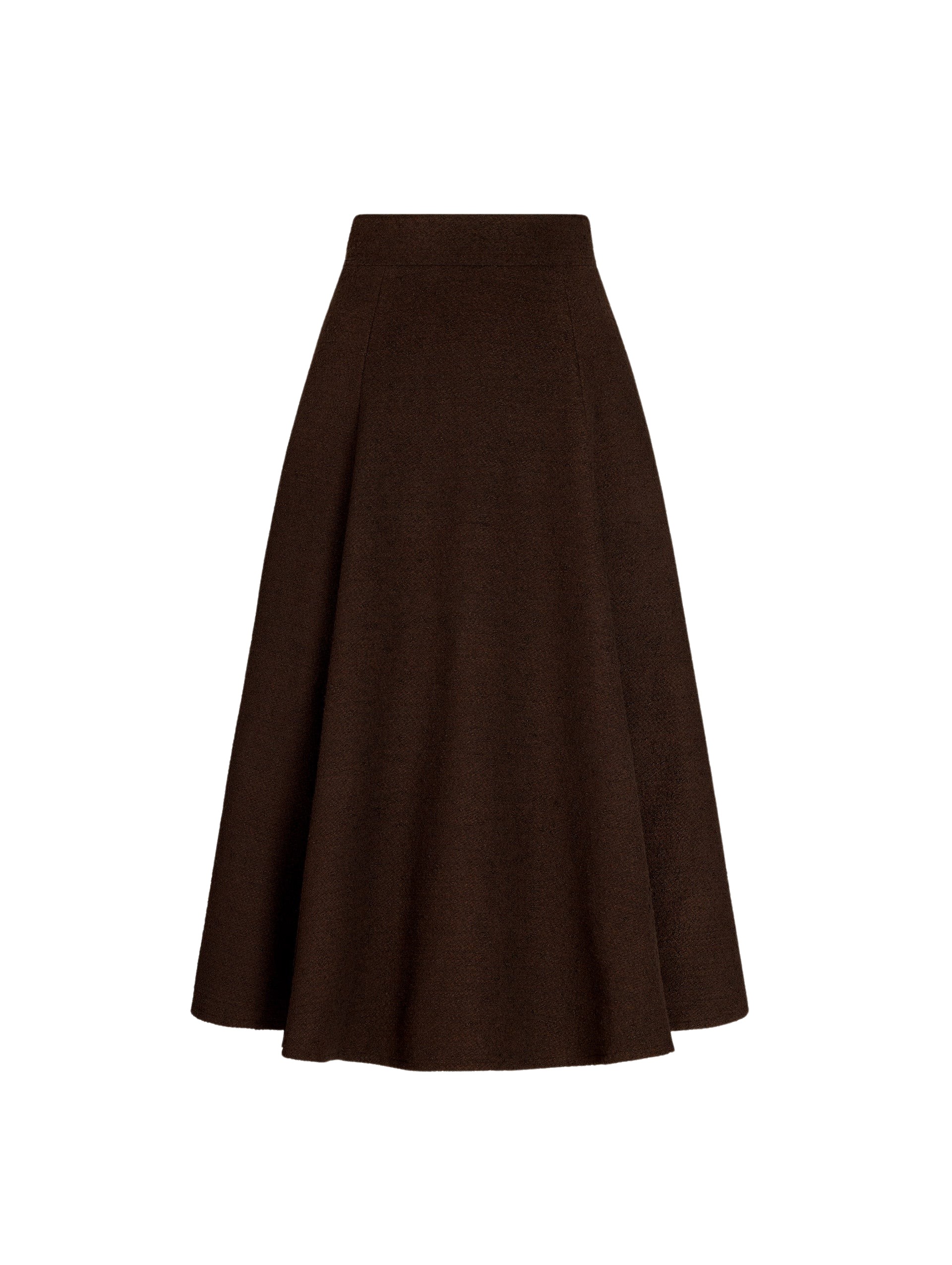 Oscar de la Renta Wool Tweed Pleated Skirt - Oscar de la Renta Skirts - American Couture - Shop at Luxury Shoes 