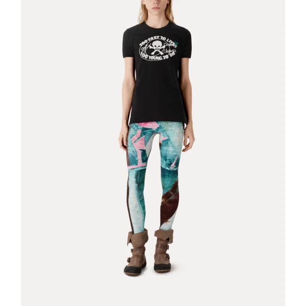 Vivienne Westwood Worlds End Classic T-Shirt - Vivienne Westwood Tops - Punk Luxury - Shop at Luxury Shoes 