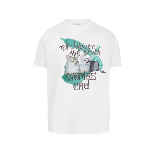 Vivienne Westwood Worlds End Classic Truth T-shirt - Vivienne Westwood Tops - Punk Luxury - Shop at Luxury Shoes 