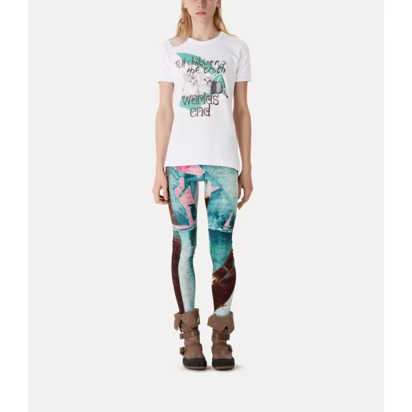 Vivienne Westwood Worlds End Leggings - Vivienne Westwood Pants - Punk Luxury - Shop at Luxury Shoes 
