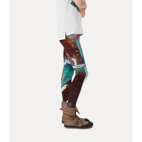 Vivienne Westwood Worlds End Leggings - Vivienne Westwood Pants - Punk Luxury - Shop at Luxury Shoes 