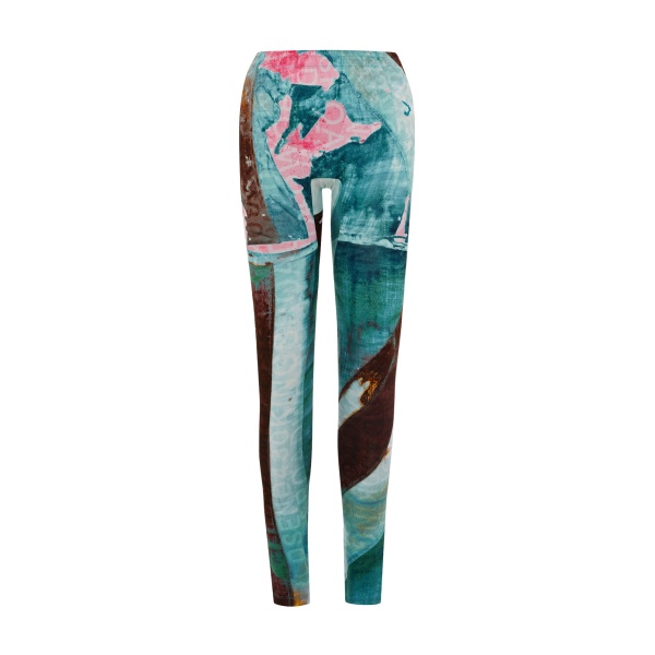 Vivienne Westwood Worlds End Leggings - Vivienne Westwood Pants - Punk Luxury - Shop at Luxury Shoes 