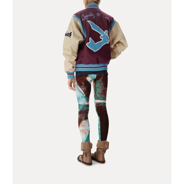 Vivienne Westwood Worlds End Letterman Jacket - Vivienne Westwood Jackets - Punk Luxury - Shop at Luxury Shoes 