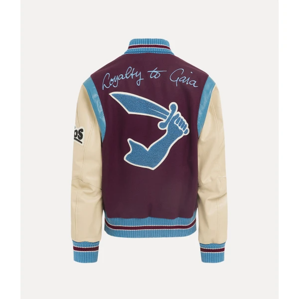 Vivienne Westwood Worlds End Letterman Jacket - Vivienne Westwood Jackets - Punk Luxury - Shop at Luxury Shoes 
