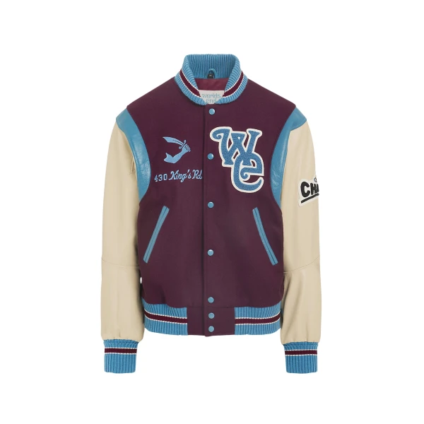 Vivienne Westwood Worlds End Letterman Jacket - Vivienne Westwood Jackets - Punk Luxury - Shop at Luxury Shoes 