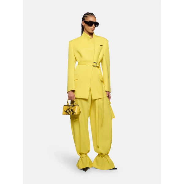 The Attico Yellow Jacket - The Attico Jackets - Designed by Gilda Ambrosio & Giorgia Tordini - Shop at Luxury Shoes 