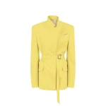 The Attico Yellow Jacket - The Attico Jackets - Designed by Gilda Ambrosio & Giorgia Tordini - Shop at Luxury Shoes 