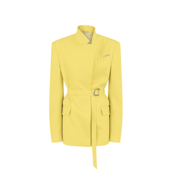 The Attico Yellow Jacket - The Attico Jackets - Designed by Gilda Ambrosio & Giorgia Tordini - Shop at Luxury Shoes 