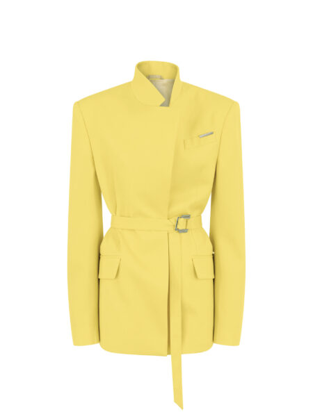 The Attico Yellow Jacket - The Attico Jackets - Designed by Gilda Ambrosio & Giorgia Tordini - Shop at Luxury Shoes 