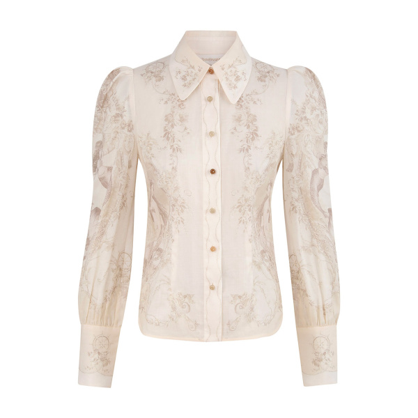 Elevate your elegance in this Zimmermann Tops   from the 2025 resort wear edit
