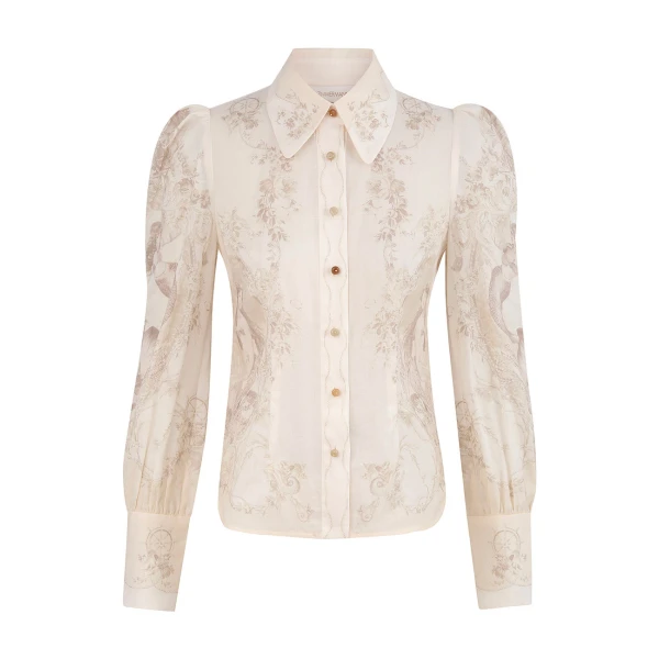 Elevate your elegance in this Zimmermann Tops   from the 2025 resort wear edit