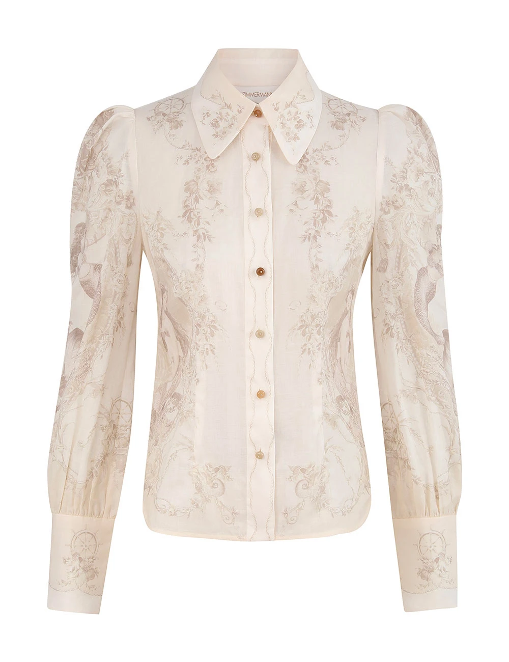 Zimmermann Body Shirt | Ready to Wear 2025 Collection Luxury Shoes Elevate your elegance in this Zimmermann Tops from the 2025 resort wear edit