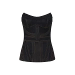 Zimmermann Corded Denim Corset | Ready to Wear 2025 Collection Luxury Shoes Elevate your elegance in this Zimmermann Tops from the 2025 resort wear edit