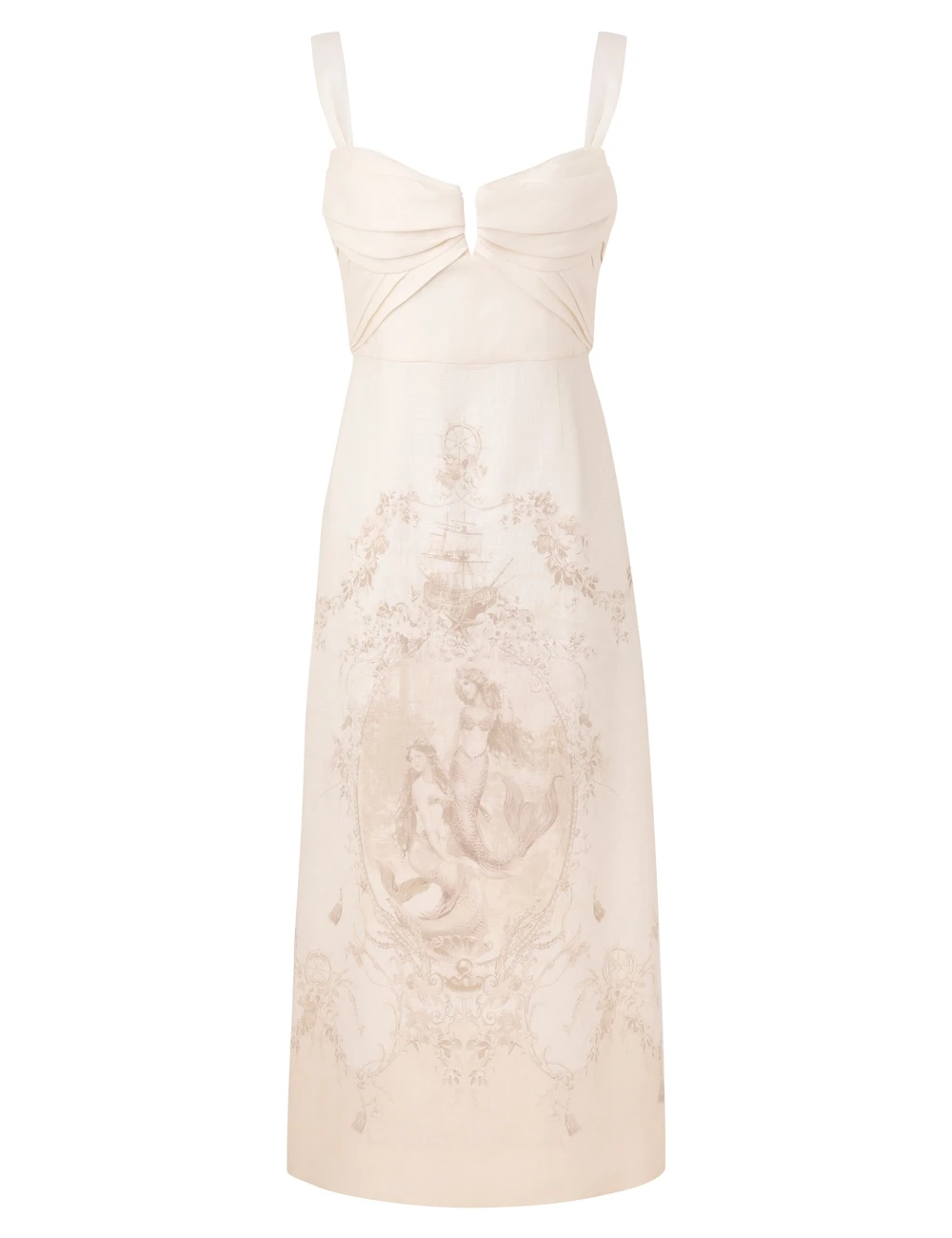Zimmermann Drape Midi Dress | Ready to Wear 2025 Collection Luxury Shoes Elevate your elegance in this Zimmermann Dresses from the 2025 resort wear edit