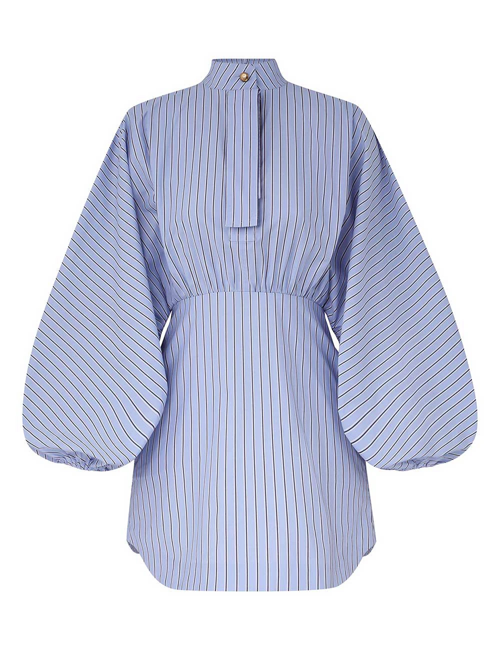Zimmermann Drawstring Stripe Mini Dress | Ready to Wear 2025 Collection Luxury Shoes Elevate your elegance in this Zimmermann Dresses from the 2025 resort wear edit