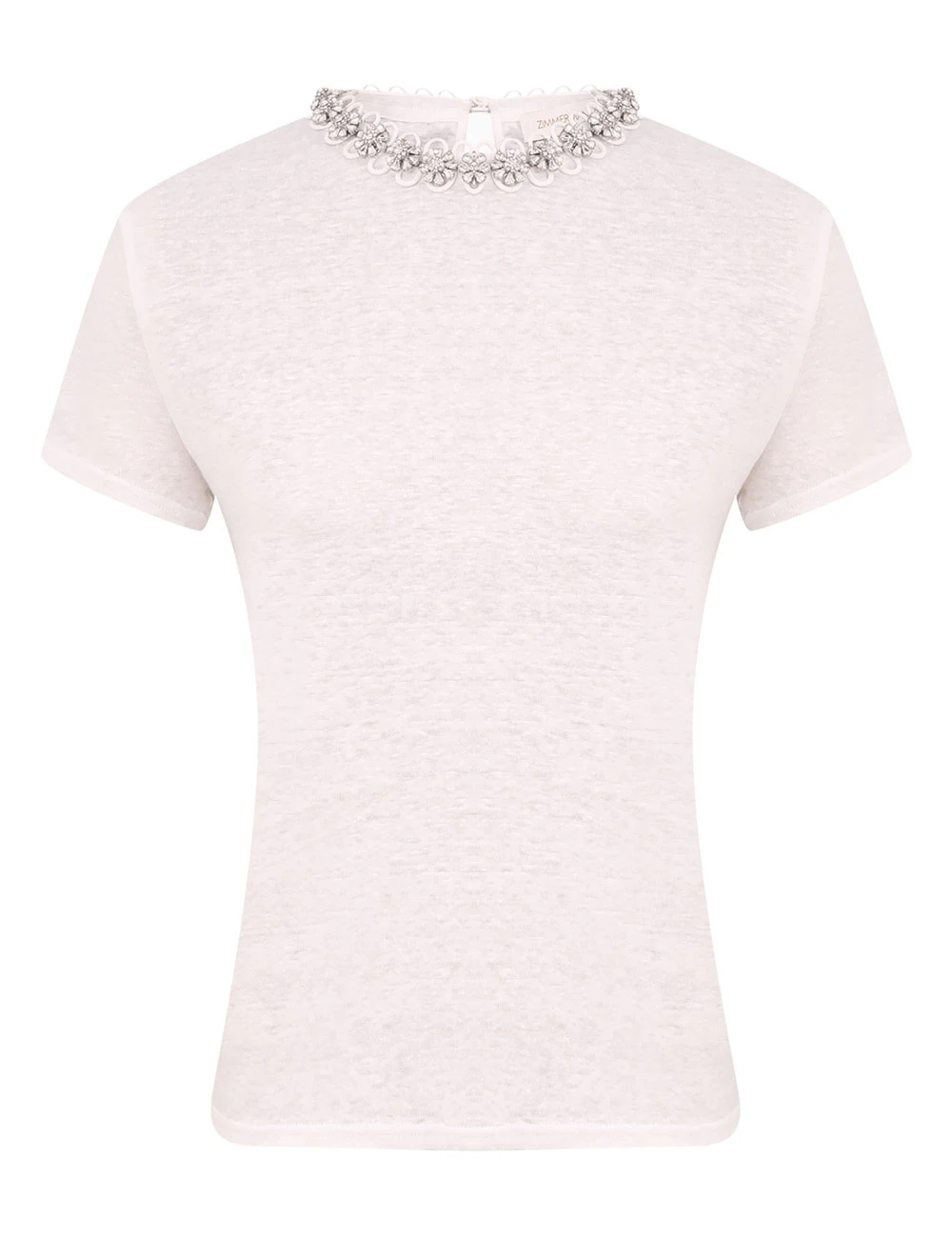 Zimmermann Embellished Tee | Ready to Wear 2025 Collection Luxury Shoes Elevate your elegance in this Zimmermann Tops from the 2025 resort wear edit