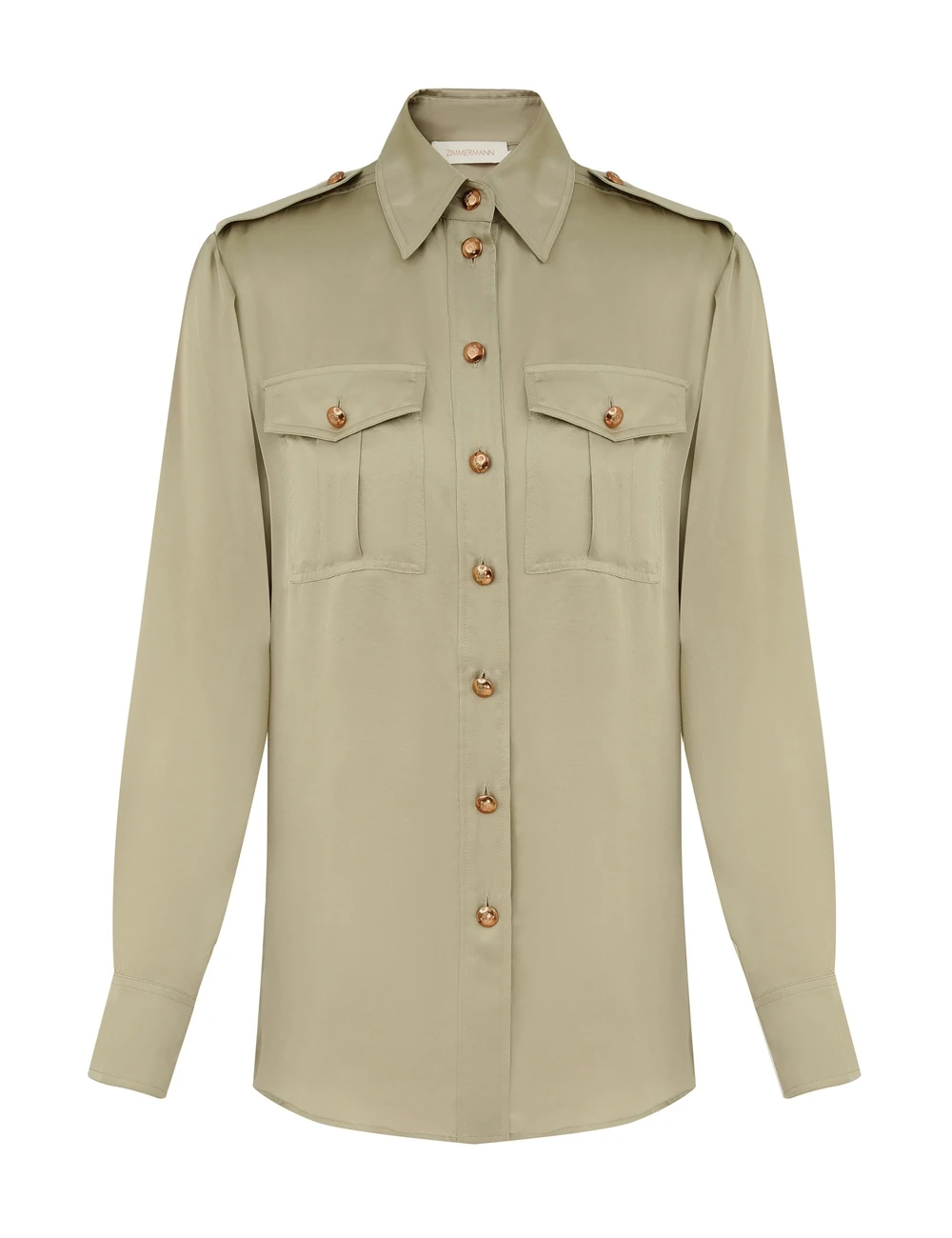 Zimmermann Pocket Shirt | Ready to Wear 2025 Collection Luxury Shoes Elevate your elegance in this Zimmermann Tops from the 2025 resort wear edit