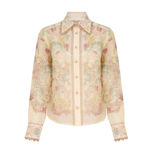 Elevate your elegance in this Zimmermann Tops   from the 2025 resort wear edit