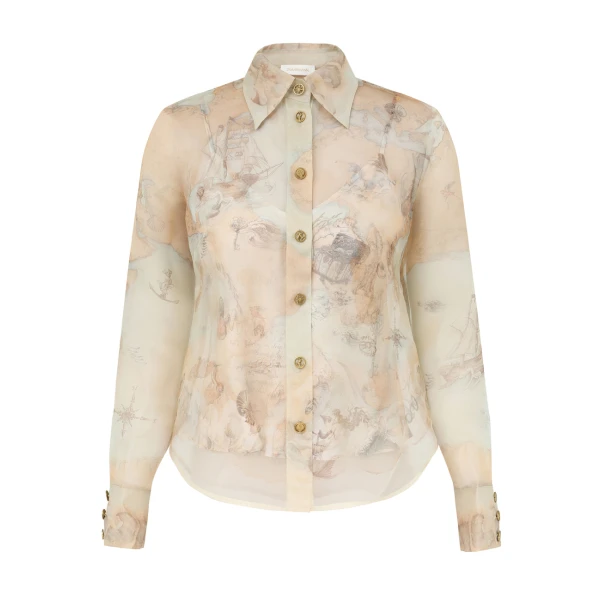 Elevate your elegance in this Zimmermann Tops   from the 2025 resort wear edit