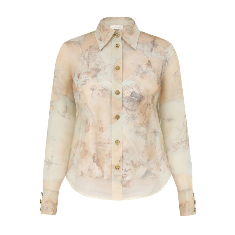 Elevate your elegance in this Zimmermann Tops   from the 2025 resort wear edit