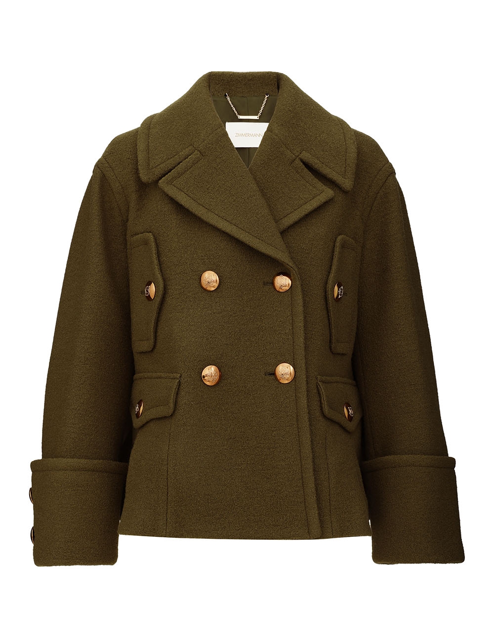 Zimmermann Rebellion Boucle Peacoat Coat