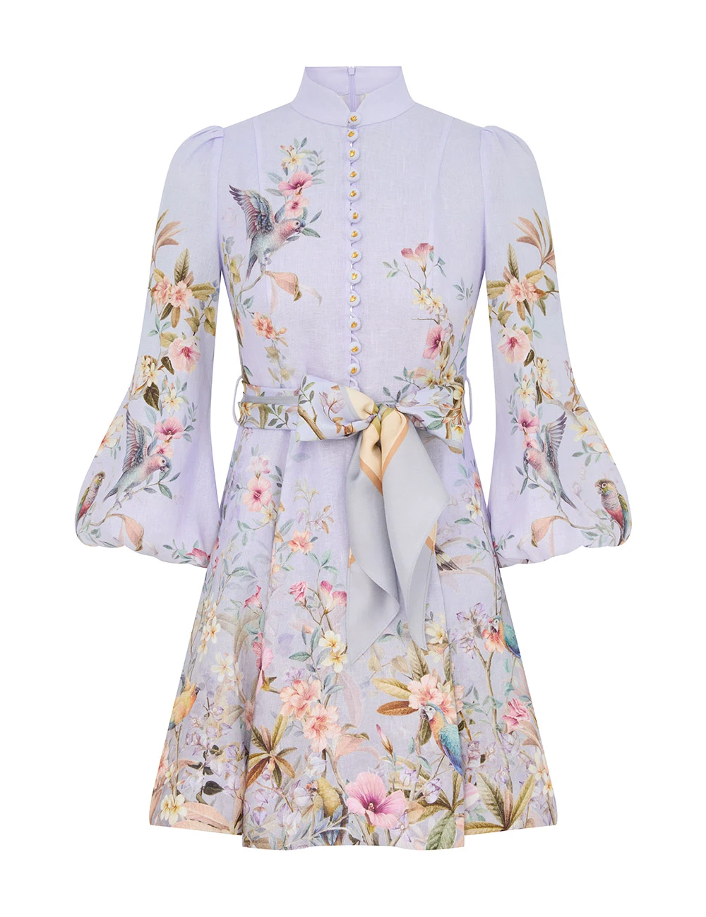 Zimmermann Rebellion Button Mini Dress | Ready to Wear 2025 Collection Luxury Shoes Elevate your elegance in this Zimmermann Dresses from the 2025 resort wear edit